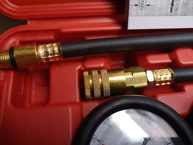 LEIMO KPARTS Cylinder Leak Down Tester,Compression Test kit - Engine Cylinder Dual Gauge Leakdown Tester kit Diagnostics Tool. - Image 5