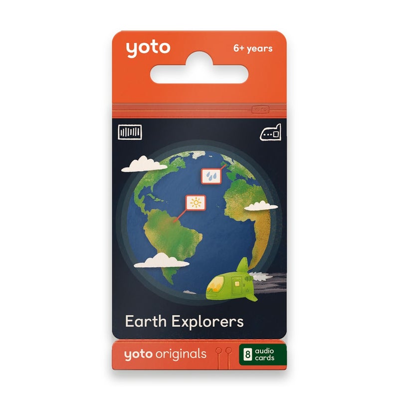 YOTO Earth Explorers â€“ 8 Kids Audio Cards for Use with Player & Mini All-in-1 Audio Device, Educational Screen-Free Listening with Fun Stories for Learning & Interactive Quizzes, Ages 6+ - Image 1