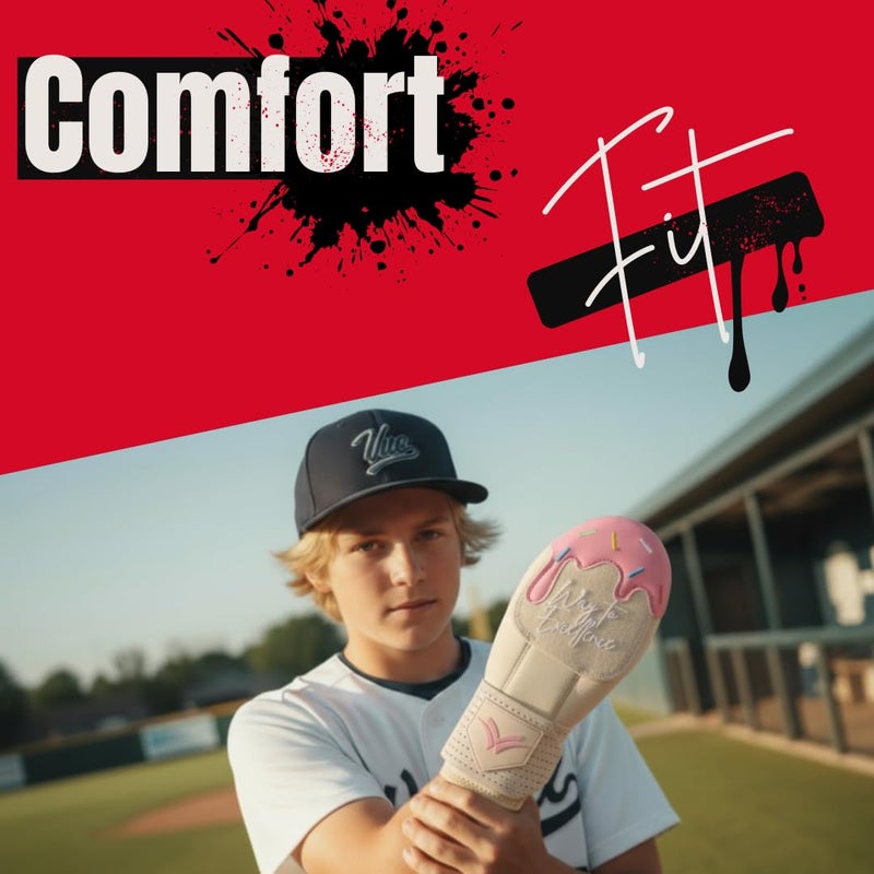 WAYCEL Sliding Mitts - Baseball Sliding Mitt for Youth - Ice Cream Sliding Mitt Baseball - Softball - Image 4