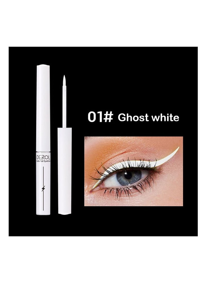 DEROL - Liquid Eyeliner Long Lasting Waterproof Professional Neon Makeup Colorful Eyeliners Set Sweat Smudge Proof Women Tool Kit,Soft,Smooth,Natural,Hyper Easy Suitable For Clubs, Stages, Parties - Image 1