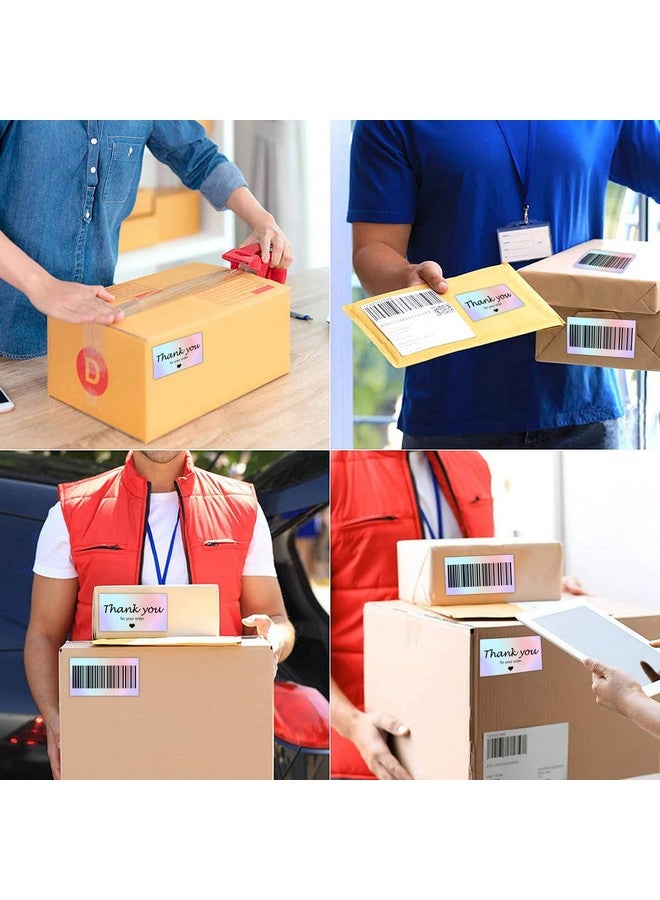 سمارستيكرس ملصقات حرارية مباشرة مقاس 2 بوصة مع دائرة دائرية متغيرة تدريجيًا ونقاط رمز حراري متعددة الأغراض ذاتية اللصق لطابعات الملصقات الحرارية DIY للرمز الشريطي والأعمال والعنوان والاسم وعلامات الهدايا 500 قطعة - Image 3