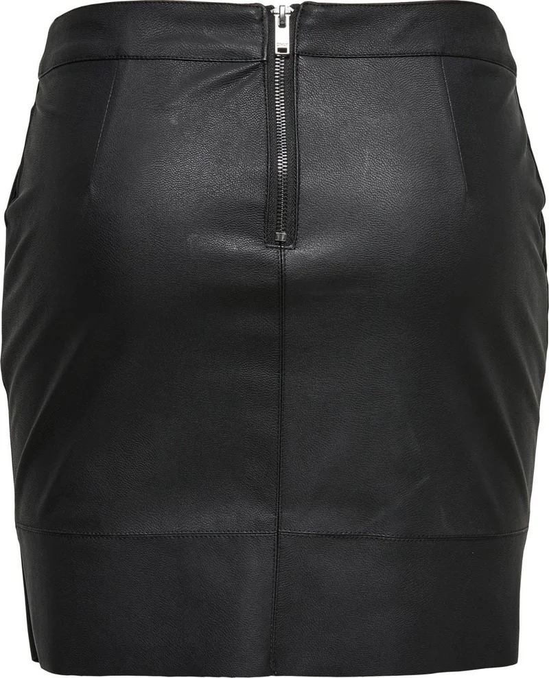 ONLY Women's Base Faux Leather Skirt 15164809 Otw Noos