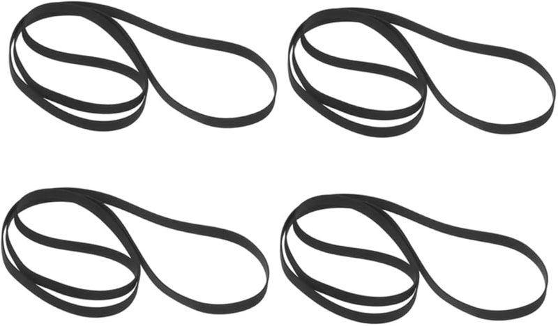 Lurrose 4Pcs Rubber Drive Belts for Turntable Replacement Noise Reduction Durable Compatible - Image 2