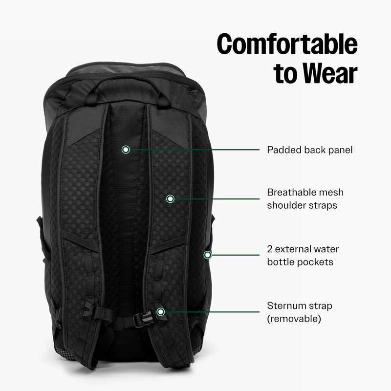 Tortuga Packable Backpack - Lightweight Foldable Travel Bag for Men and Women, Personal Item Backpack with Compact Design, Durable Nylon and Reinforced Base - Image 5