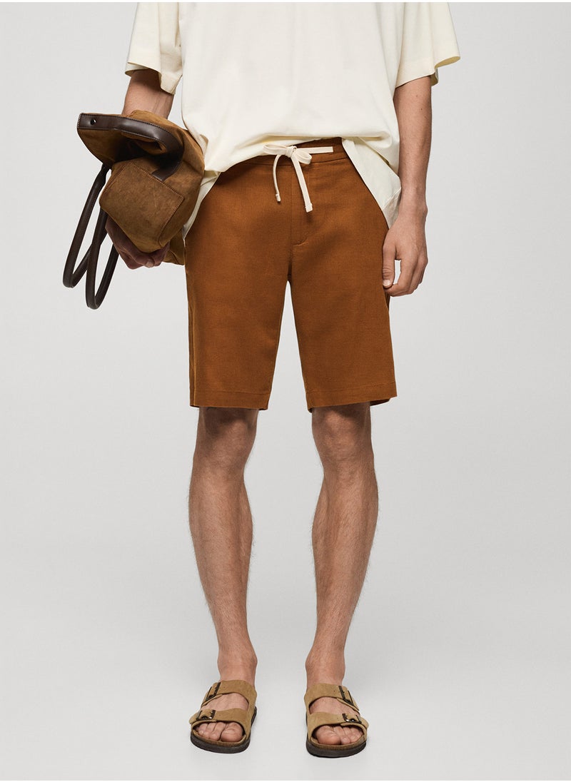 Mango Man - Drawstring Bermuda Shorts - Image 1