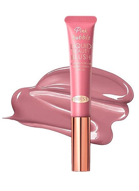 Blusher Highlighter with Cushion Applicator Attached Easy to Blend Long Lasting & Smooth Natural Matte Finish Lightweight Super Silky Cream Contour Multifunctional Makeup Pen Stick (#03)