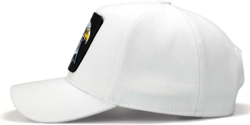 بلاك بورك BlackBörk V1 Kids Baseball Squirrel - White Children's Hat (Cap) with 3 Code Logo