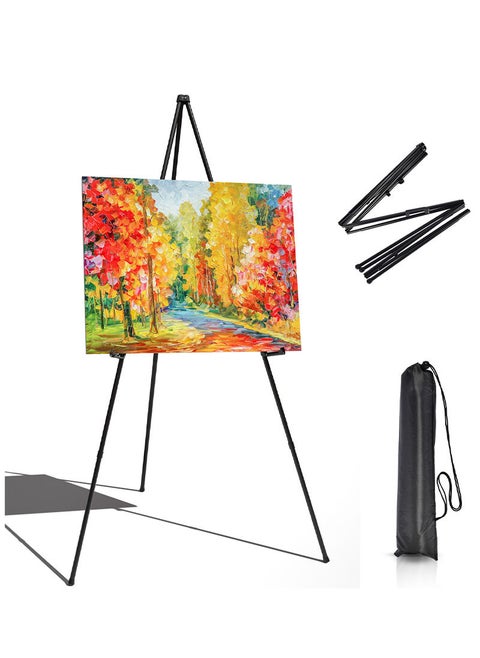 Folding Display Frame for Drawing Board, Tripod Art Poster Frame