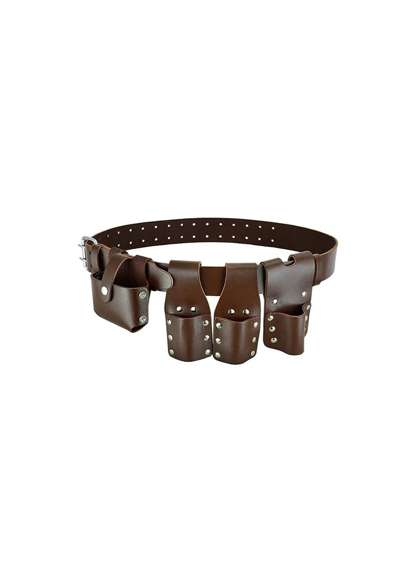 ABBASALI Scaffolding Brown Leather Tools Belt  - Image 1