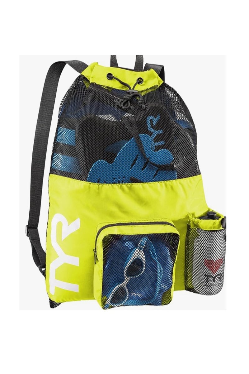 تي واي ار حقيبة TYR الشبكية الكبيرة للجنسين "ماي مامي" لملابس السباحة والصالة الرياضية والأدوات الرياضية – طقم من قطعة واحدة - Image 1