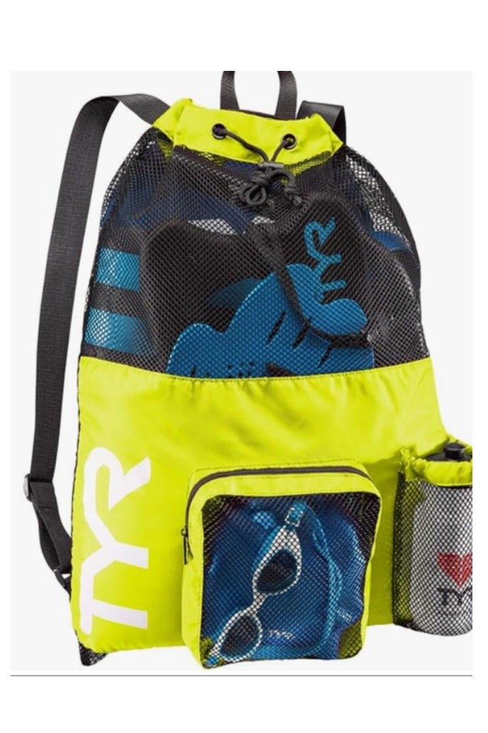 تي واي ار حقيبة TYR الشبكية الكبيرة للجنسين "ماي مامي" لملابس السباحة والصالة الرياضية والأدوات الرياضية – طقم من قطعة واحدة - Image 3