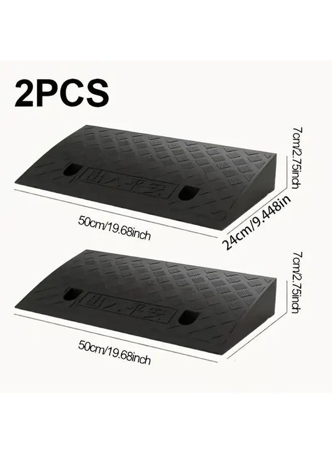 2pcs Heavy Duty Portable Car Ramps For Lawn Doorways Wheelchairs And Pets - Image 4