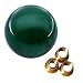 HiSport Marble Gear Shift Knob Round Ball Shift knobs Green Nebula Cloud Style Universal 5 6 Speed with 3 Adapters for Manual Car M 8 125 M 10 125 M 10 15 M 12 125 - Image 2