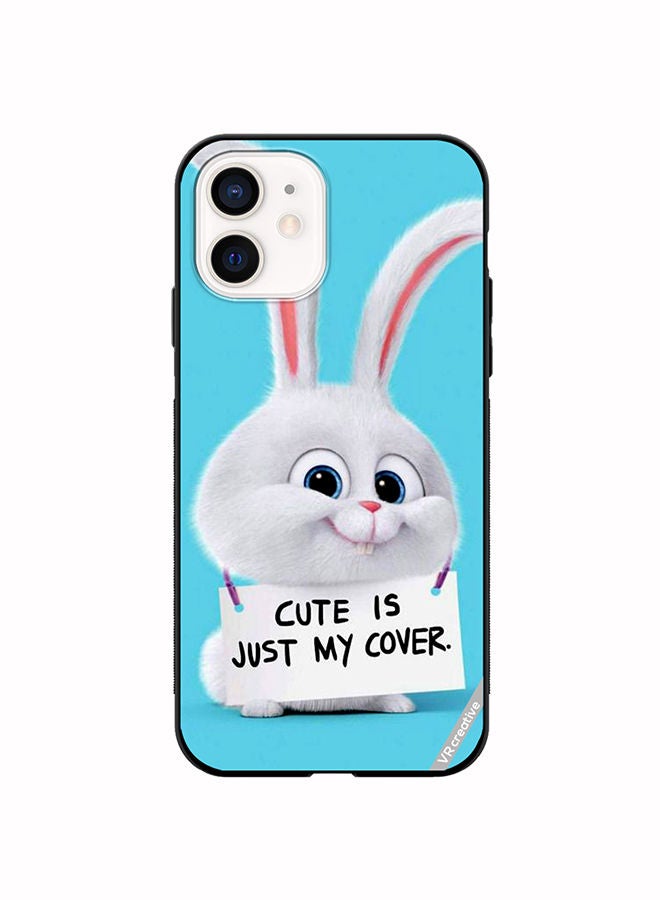 VR CREATIVE Protective Case Cover For Apple iPhone 12 mini Cute Is Just My Cover Design Multicolour - Image 1