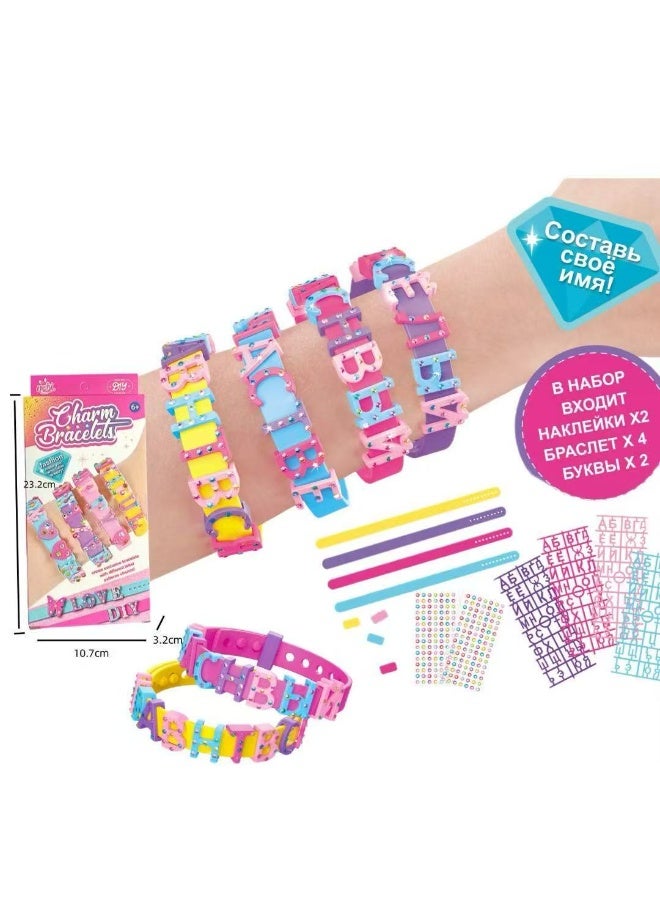 Art & Craft Kits for Kids, DIY Friendship Bracelet Making Kit for Girls, Jewelry Making with Charm & Stickers, Birthday Gifts for Ages 5-12, Toys for Ages 5, 6, 7, 8, 9, 10, 11, 12 Years Old - Image 1