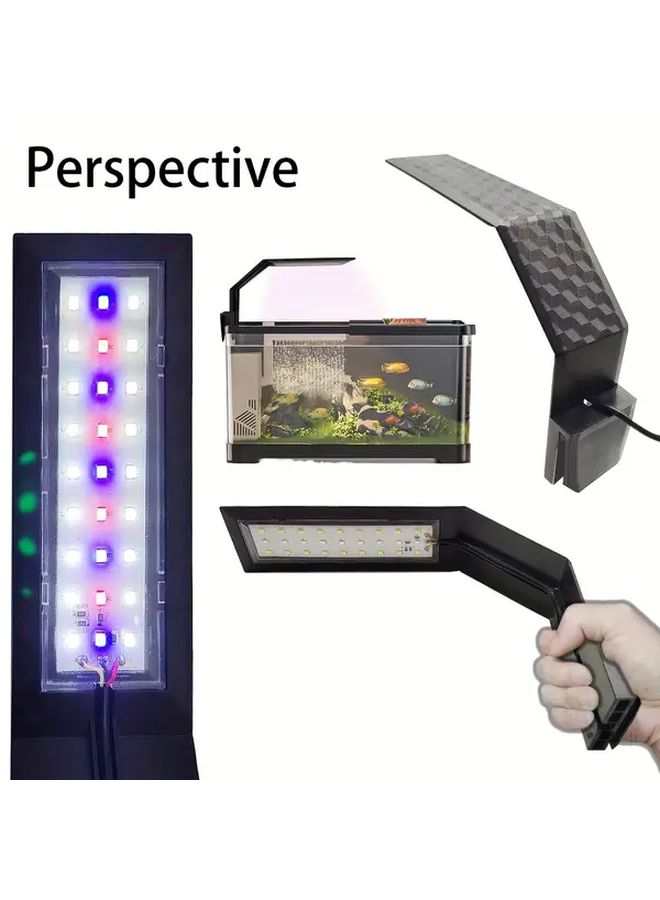 ضوء حوض السمك كامل الطيف 5V USB مع إضاءة قابلة للتعديل وموقت ومفتاح جهد منخفض - Image 3