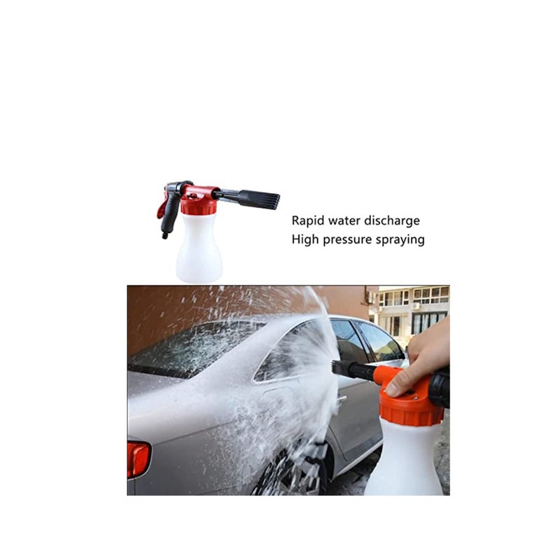 SOLARAE Adjustable Water Pressure, Best Care for Car, Car Foam Gun, Adjustable Hose Wash Sprayer with Adjustment Ratio Dial Foam Blaster, Foam Cannon Attaches for Any Garden Hose - Image 5