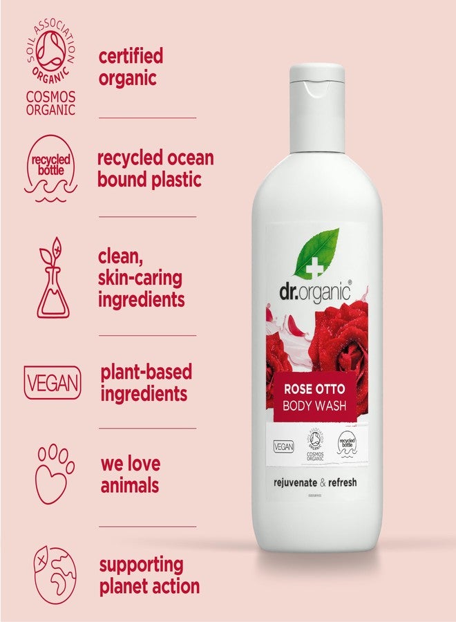 dr.organic Dr Organic Rose Body Wash 250ml - Image 4