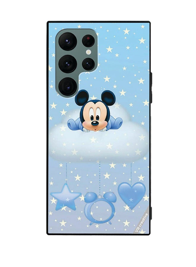 VR CREATIVE Protective Case Cover For Samsung Galaxy S22 Ultra 5G Mikey Mouse Design Multicolour - Image 1