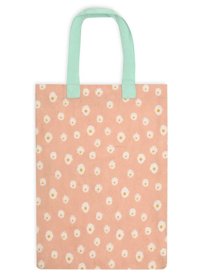 Mi Arcus Printed Travel-Friendly Tote Bag with Small Outside Pocket for Toy Storage - Pink, 32x36 cm - Image 2