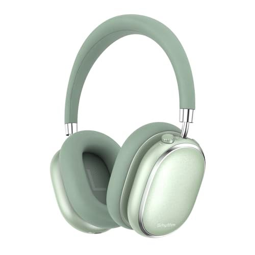 Srhythm NiceComfort 95 Hybrid Noise Cancelling Headphone Wireless, Bluetooth Headset with Transparency Mode,ENC,HD Sound Green - Image 1