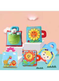 Generic Baby Cloth Book My First Book Baby Enlightenment Early Education Can't Bite Peek-and-seek Educational Toys-Color:Little Bear Cloth Book  - Image 2