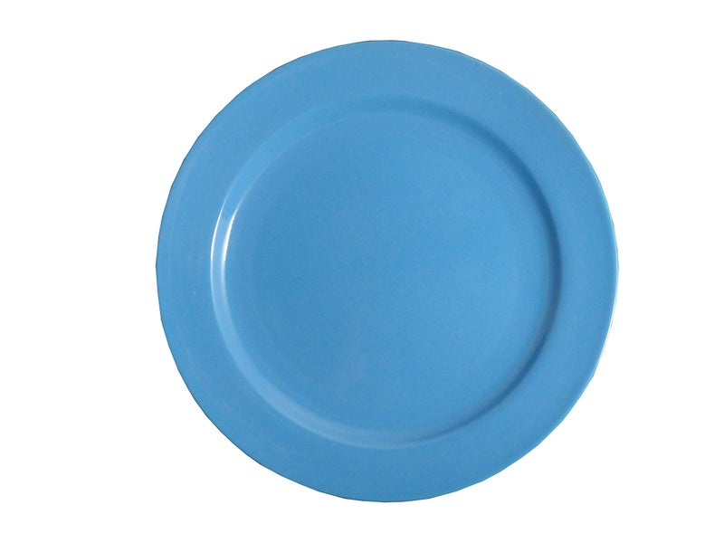 Caffeine Ceramic Handmade Stoneware Blue Matte Dinner Plate Plate 10 inch Set of Single 1 Piece Ceramic Plates for Dinner (Microwave & Dishwasher Safe) - Image 1