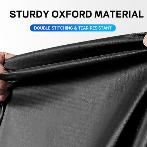 StrtChrg Motorcycle Cover Waterproof Outdoor Storage with LockHoles Zipper Storage Bag Night Reflective Design All Season Protection Powersports Vehicle Covers Fits up to 965 Motorcycles - Image 3