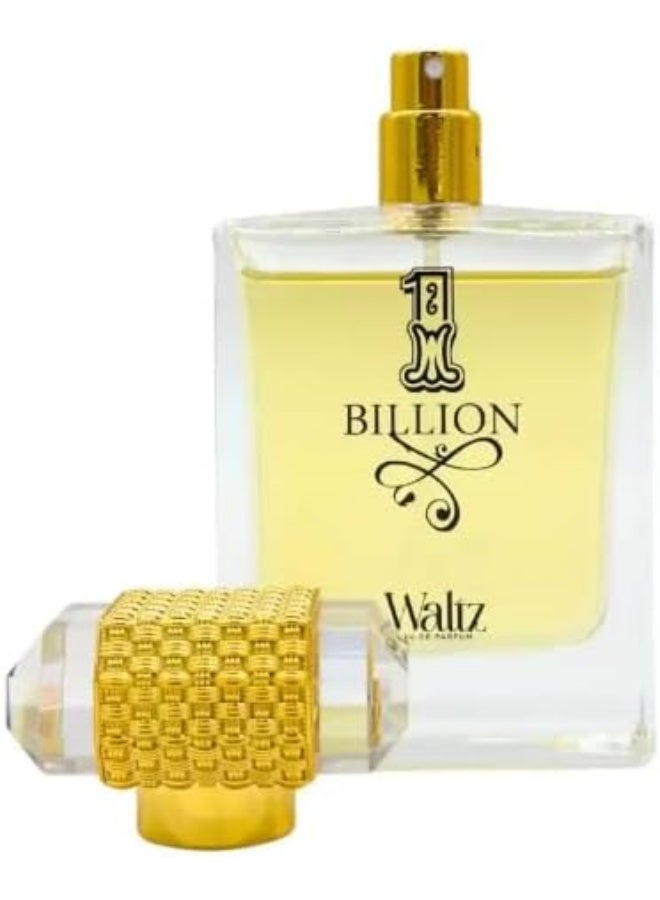 Waltz عطر والتز 1 بليون، ماء عطر للرجال، 100 مل - Image 3
