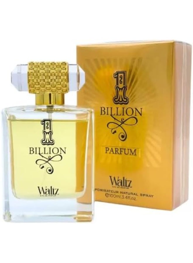 Waltz عطر والتز 1 بليون، ماء عطر للرجال، 100 مل - Image 1