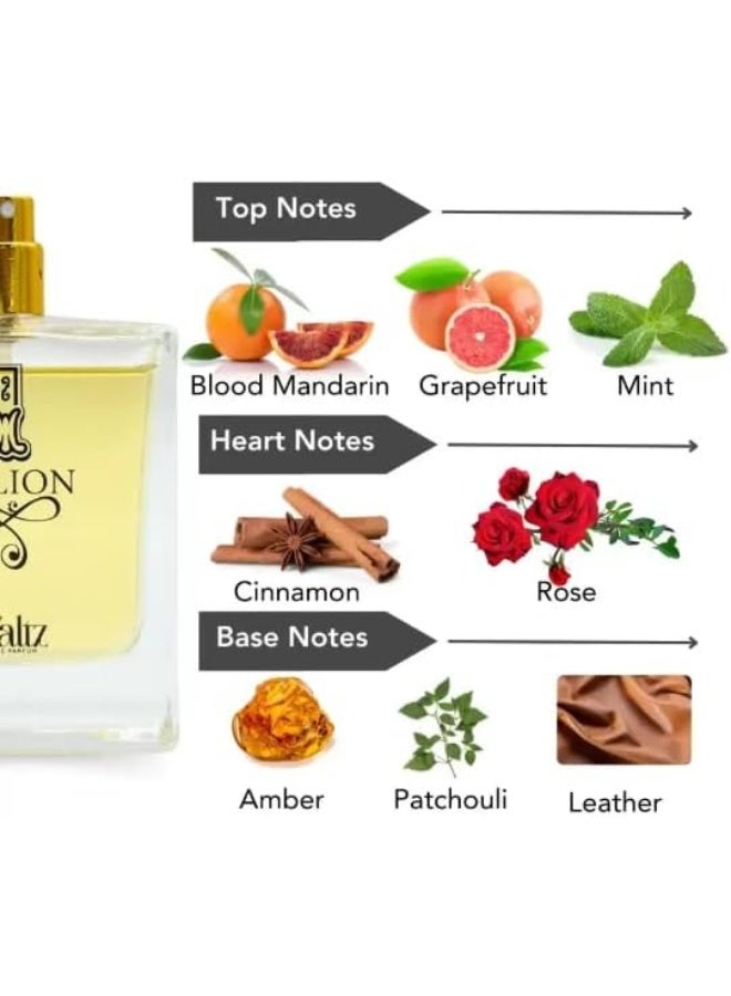 Waltz عطر والتز 1 بليون، ماء عطر للرجال، 100 مل - Image 2
