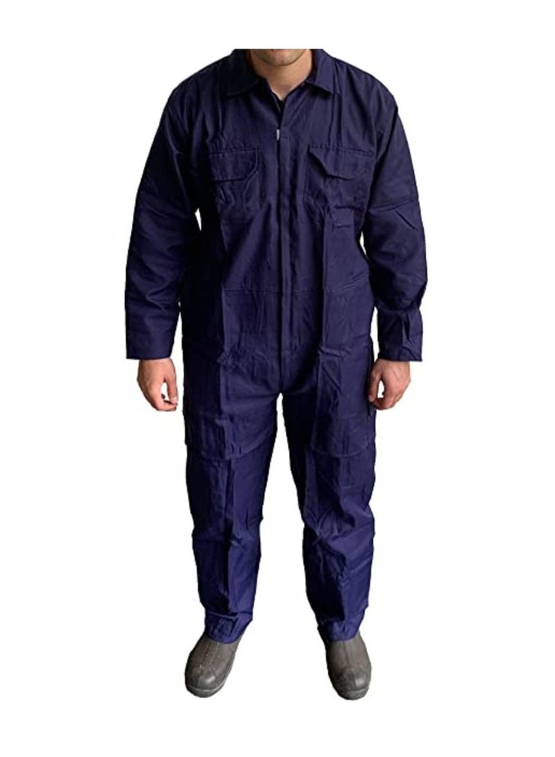بدلة عمل للرجال أزرق كحلي ملابس عمل للطلاب مستودعات ورش عمل - Image 5