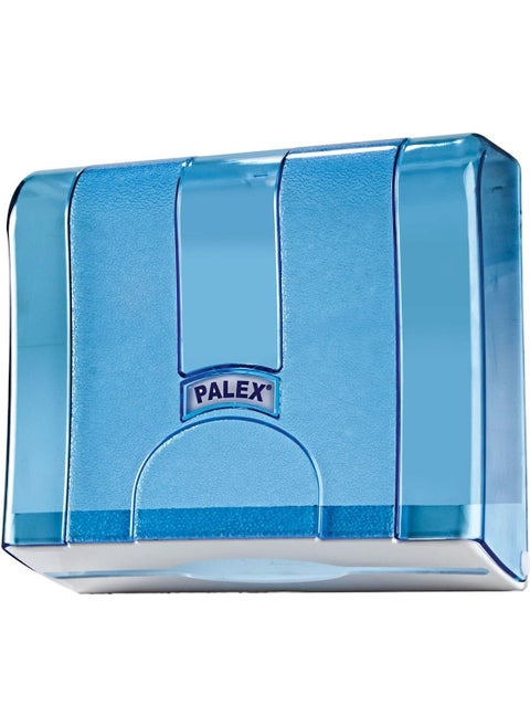 Standard Z Fold Paper Towel Dispenser Transparent Blue