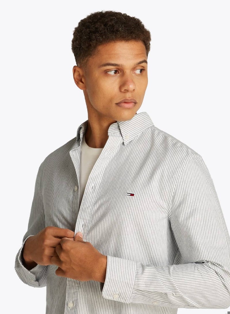 TOMMY JEANS Slim Oxford Shirt - Image 5