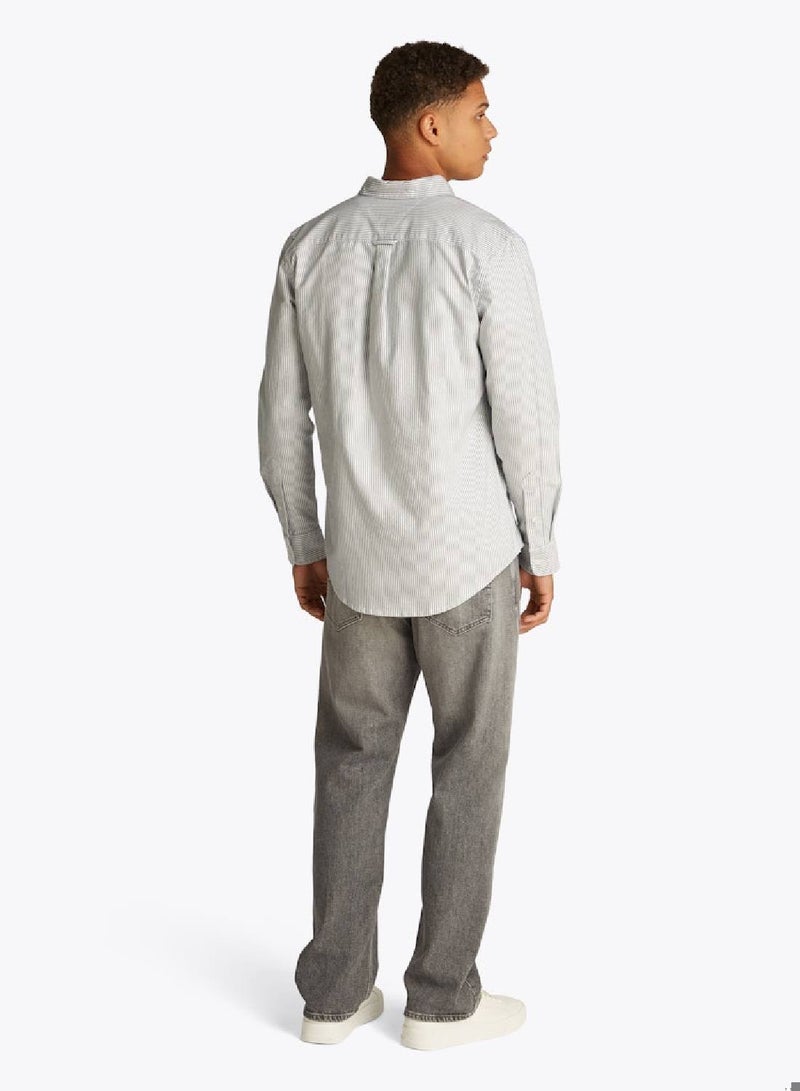 TOMMY JEANS Slim Oxford Shirt - Image 4