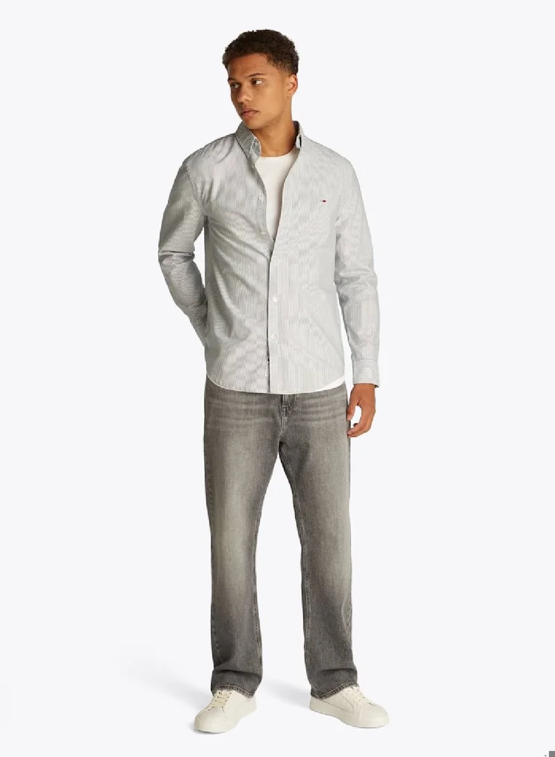 TOMMY JEANS  Slim Oxford Shirt for Men | Best Price UAE