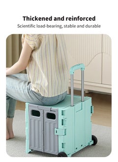 Snooe Folding Shopping Cart The Perfect Solution Trolley Cart for Shopping and Transport  - Image 3
