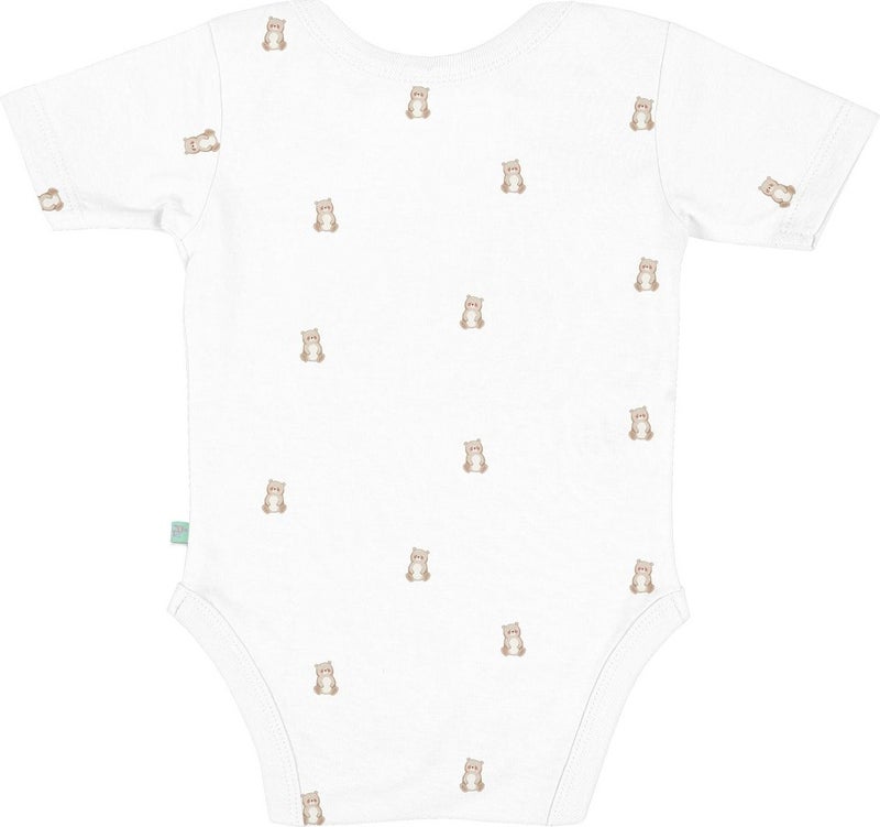Casadora Baby Moni Organic Cotton Baby Short Sleeve Bodysuit - Image 2