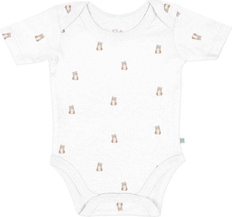 Casadora Baby Moni Organic Cotton Baby Short Sleeve Bodysuit - Image 1