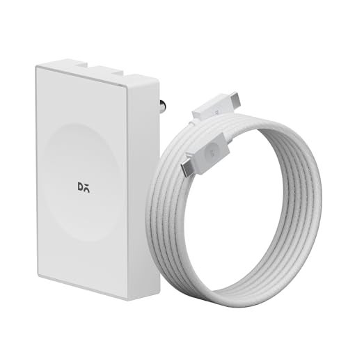 DailyObjects Combo White POP Pack - 45 Watt with (45 Watt GaN charger + Type C to C Fast Charging 100W Kevlar cable|Compatible with Iphone, Samsung, One plus, Ipad, Macbook|1.5 Mtr|Durable|480 MBPS - Image 1