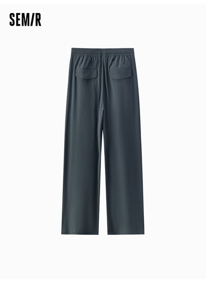 سيمير بنطلون فضفاض بلون موحد للرجال - Image 2