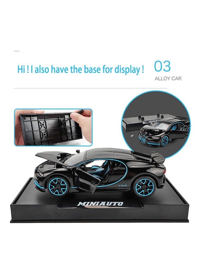 Bugatti Pull Back Car Model - Image 3
