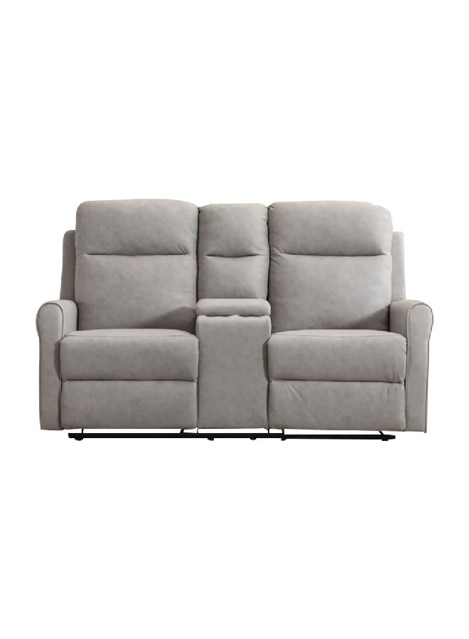 Micasa 2-Seater Elegant and Modern Design Recliner Loveseat Light Grey 105 x 92 x 174 cm SX-81432-2 LIGHT GREY  - Image 1