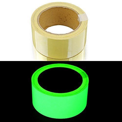 Oumers Glow in The Dark Tape 33 ft x 2 inch Green High Bright Luminous Tape Sticker Removeble Waterproof and Photoluminescent - Image 5