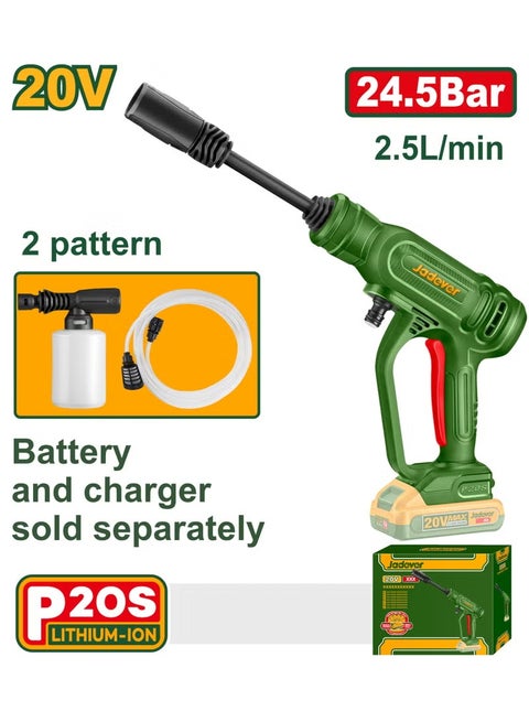 Jadever Cordless pressure washer 20V 24.5Bar JDQX0120