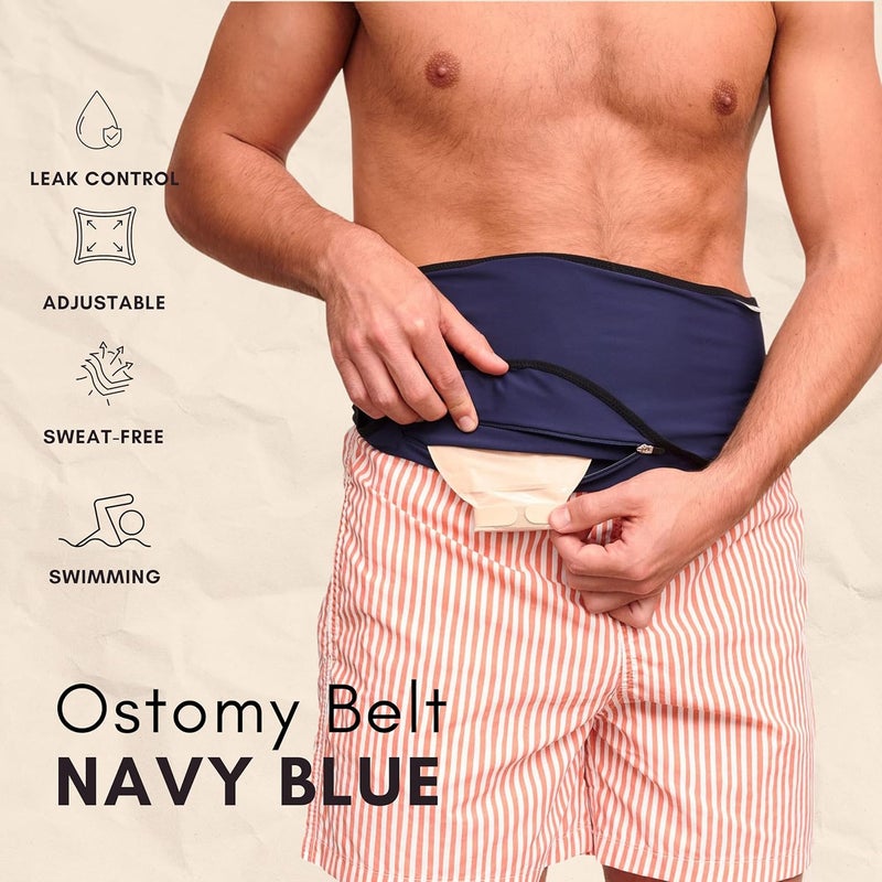 SIIL Ostomy Belt for Men & Women | FSA & FHA Approved | Ostomy Bag Covers | Sports & Swimming | Colostomy Belts, Illeostomy Covers, Urostomy Belt | Ostomy Wrap Improved Zipper - Made in EU - Image 4
