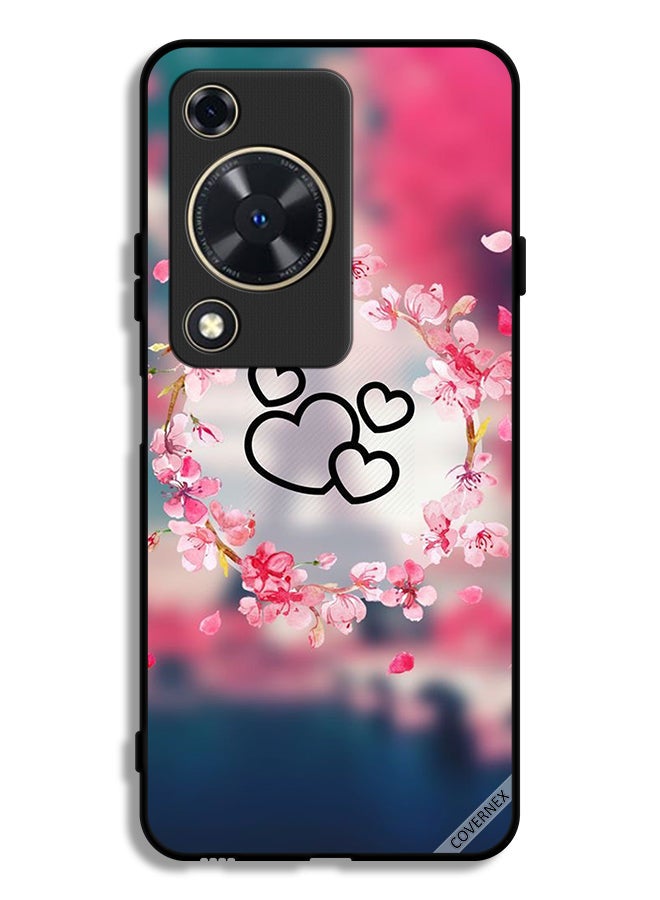 Covernex Huawei Nova Y72S Protective Case Cover Hearts Art Clip