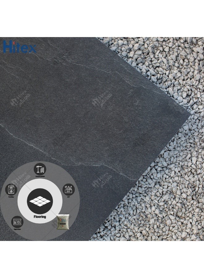 هيتكس رمل أسود طبيعي متعدد الاستخدامات، للحرف اليدوية، والبناء، والديكور، وحشو المزهريات، والعلاج، والمشاريع المنزلية، والأرضيات، ومزيج التربة من النباتات العضوية، والديكور الداخلي والخارجي | 1 كجم - Image 5