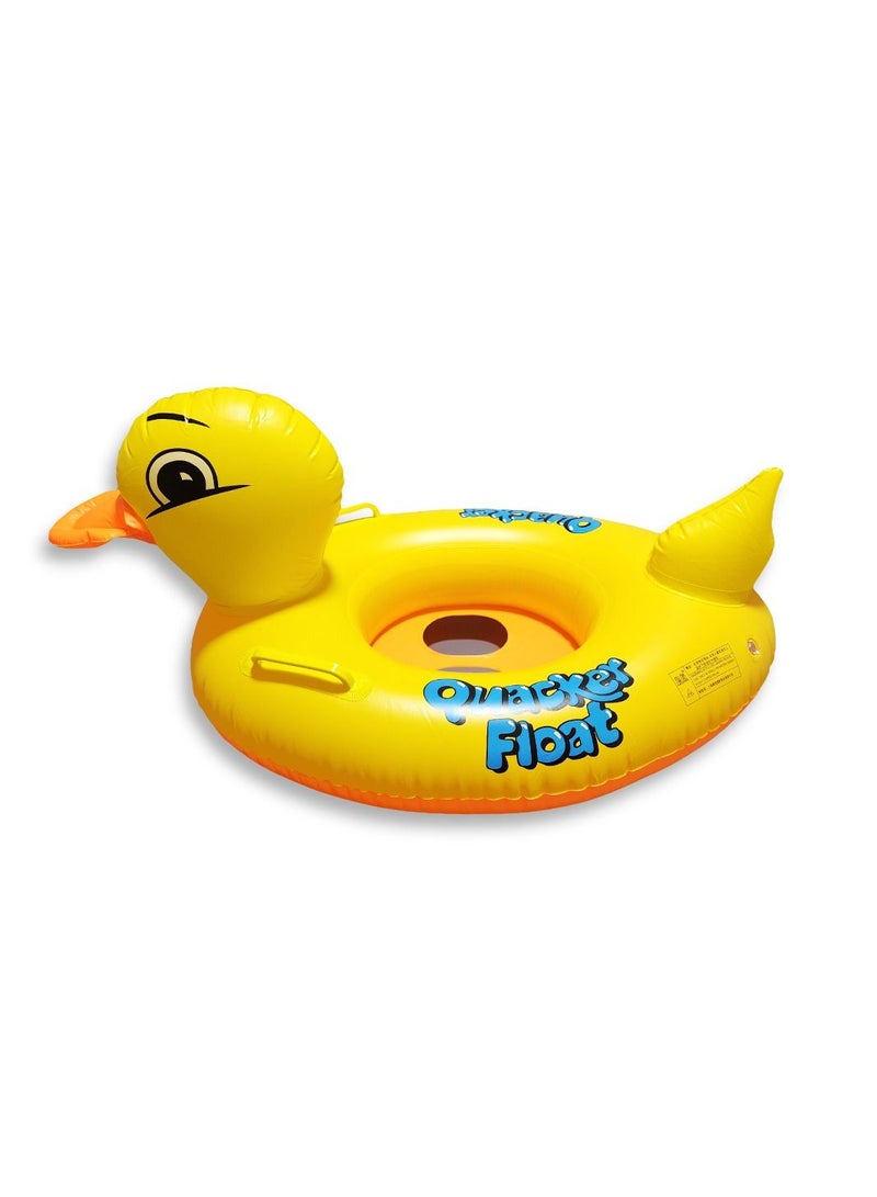 Duck Swimming Float, Inflatable Waist Float Ring with Seat Rubber Float Boat Fun Water Toys Accessories for Age 1-6 Old For Boys & Girls Babies Toddlers Infant Children Training - Image 2