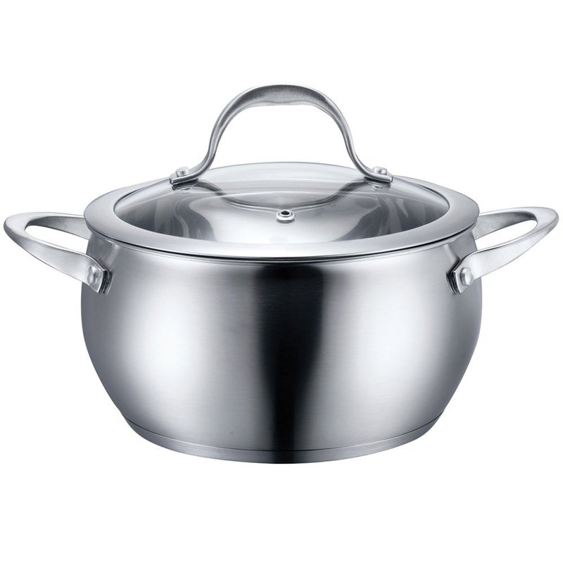 TIYOORTA Stainless Steel Cookware 3 Quart Sauce Pot with Lid - Image 4
